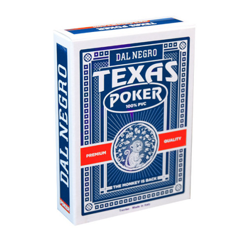 Τράπουλα Dal Negro Texas Poker Jumbo Μπλε