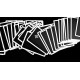 Τράπουλα Rounders Black by Madison Ellusionist