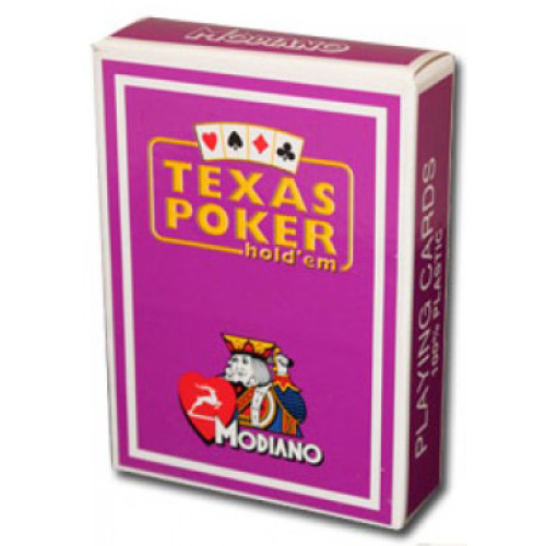 Τράπουλα Modiano Texas Poker Jumbo Μοβ