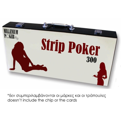 Κουτί Ξύλινο Strip Poker για 300 Μάρκες Πόκερ