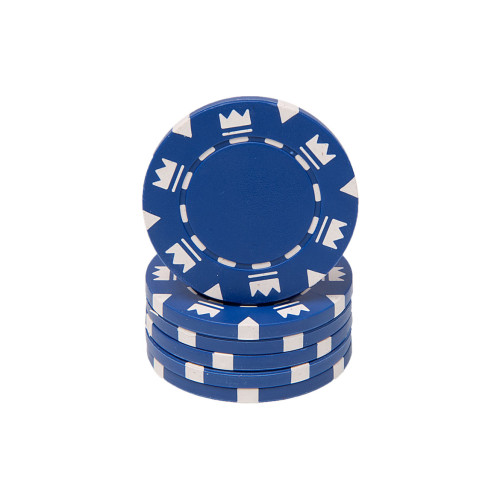 25 Μπλε Μάρκες Πόκερ Crowns