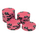 25 Ροζ Μάρκες Πόκερ AK & Suit