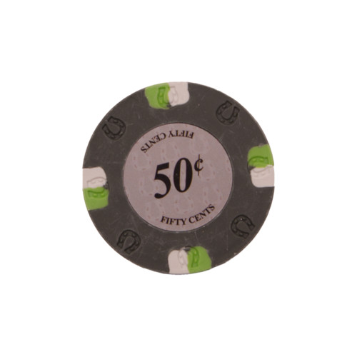 25 Γκρι ($0,50) Μάρκες Πόκερ Horseshoe