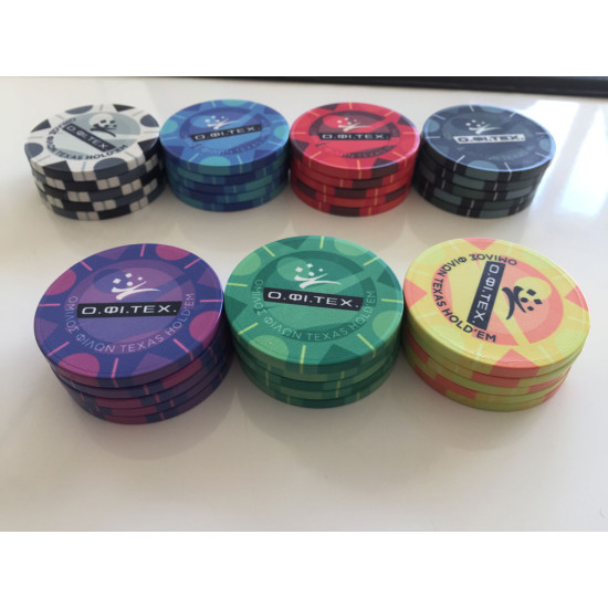 Κεραμικές Μάρκες Πόκερ Custom