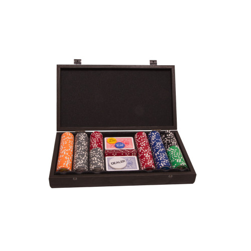 Deluxe Πόκερ Σετ 300 Μάρκες Las Vegas Μαύρο