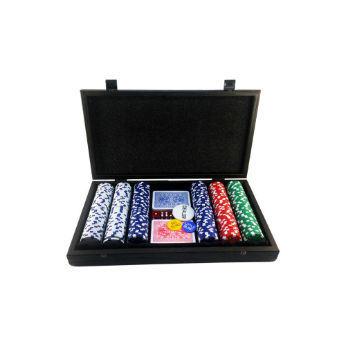 Deluxe Πόκερ Σετ 300 Dice Μαύρο
